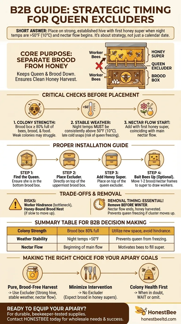 蜂农何时应在蜂箱中放置隔王板？优化您的蜂蜜采收时机 图解指南