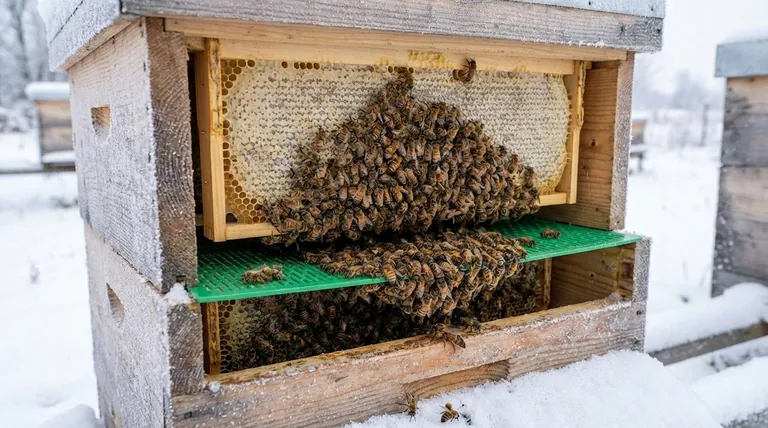 夏の終わりに女王蜂除け（クイーンエクスクルーダー）を取り除くことが重要なのはなぜですか？この冬のコロニーの損失を防ぐ