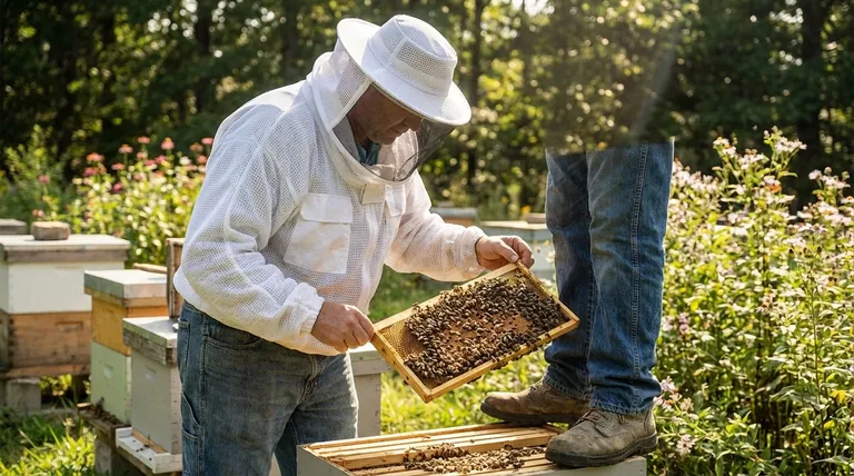 Por que um casaco com véu de chapéu é recomendado para apicultores? Proteção Essencial para o Rosto e Pescoço