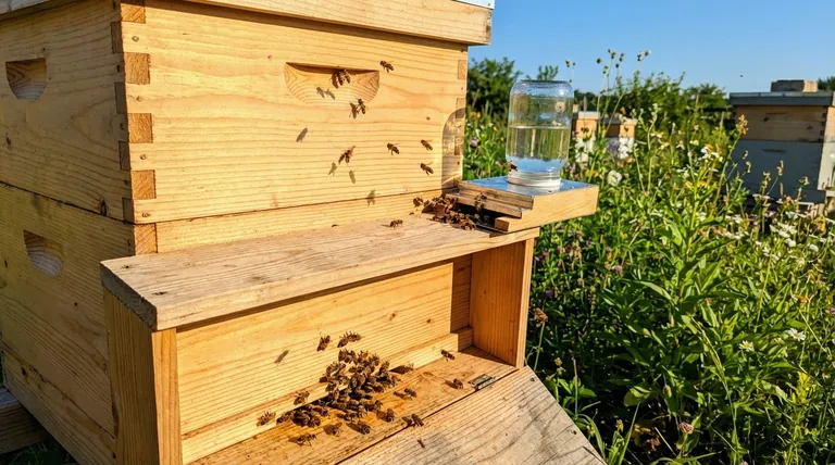 Quali sono i vantaggi di un ingresso superiore in un alveare? Aumentare la resa di miele e la sopravvivenza invernale