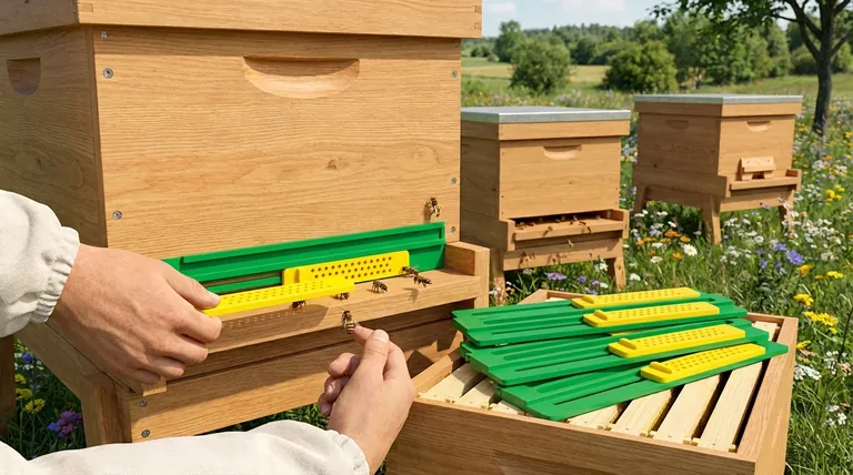蜂农如何根据季节调整蜂箱入口配置?全年蜂群健康指南