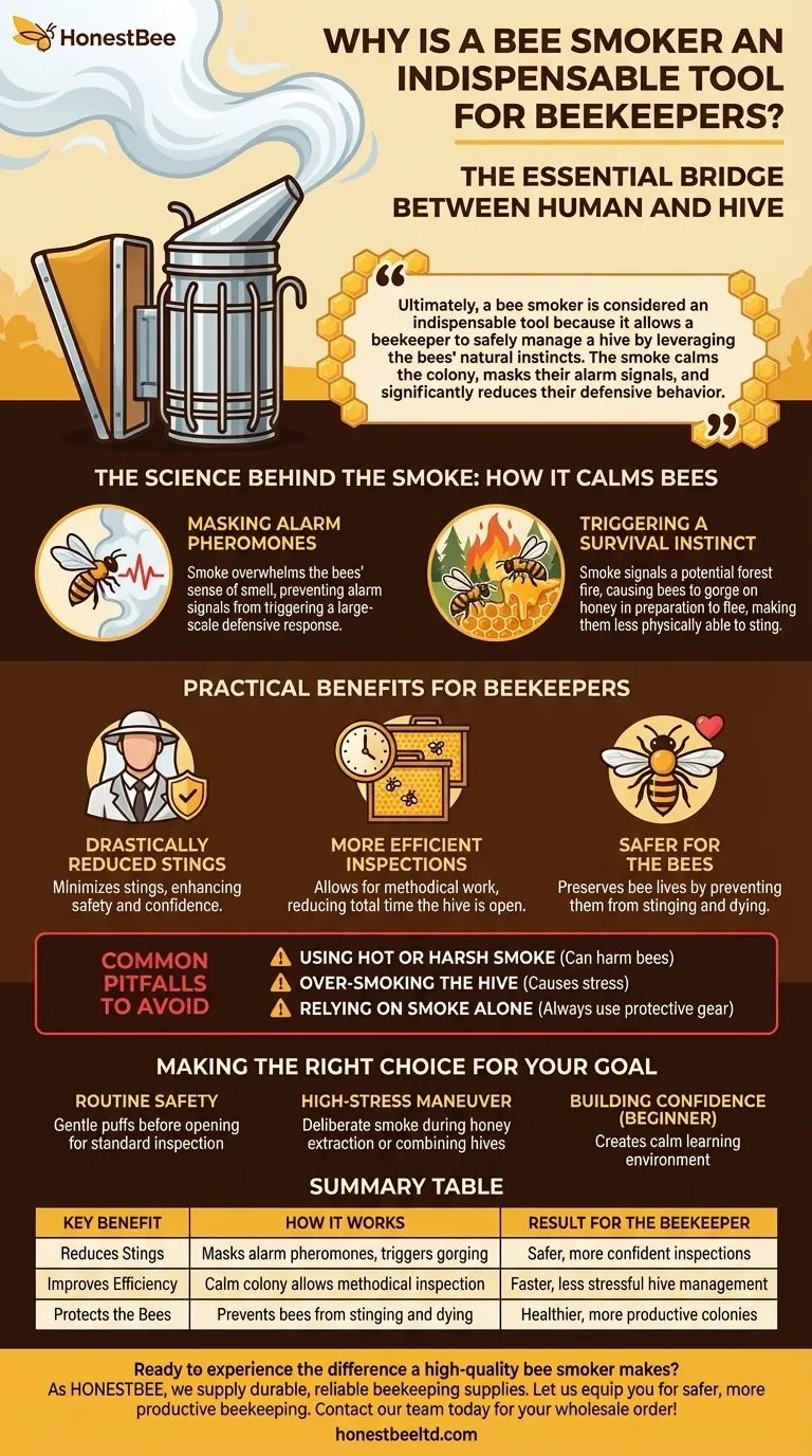 なぜ養蜂用スモーカーは不可欠なのか？より安全で効率的な巣箱管理を実現する ビジュアルガイド
