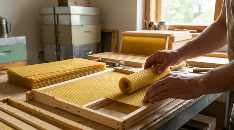 Quali sono i vantaggi dell'utilizzo della cera alveare artificiale (foundation) nei telaini per api? Massimizzare la produzione di miele e il controllo dell'arnia