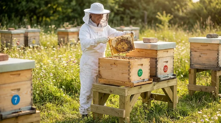 蜂箱架如何改善养蜂人的工效学?减轻背部劳损,延长您的养蜂生涯