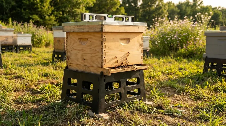 Why is levelness important in hive stand design? Ensure Straight Comb and Prevent Tipping