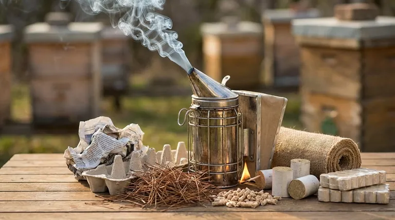 What types of kindling are recommended for lighting a smoker? A Beekeeper's Guide to Safe, Effective Smoke