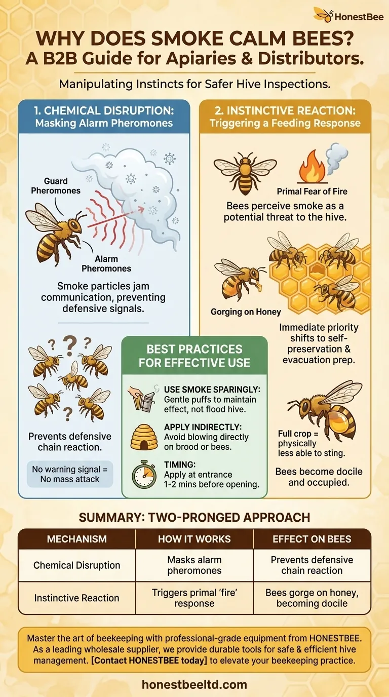 なぜ煙は巣箱の検査中にミツバチを落ち着かせるのでしょうか？より安全な養蜂の秘密を解き明かす ビジュアルガイド