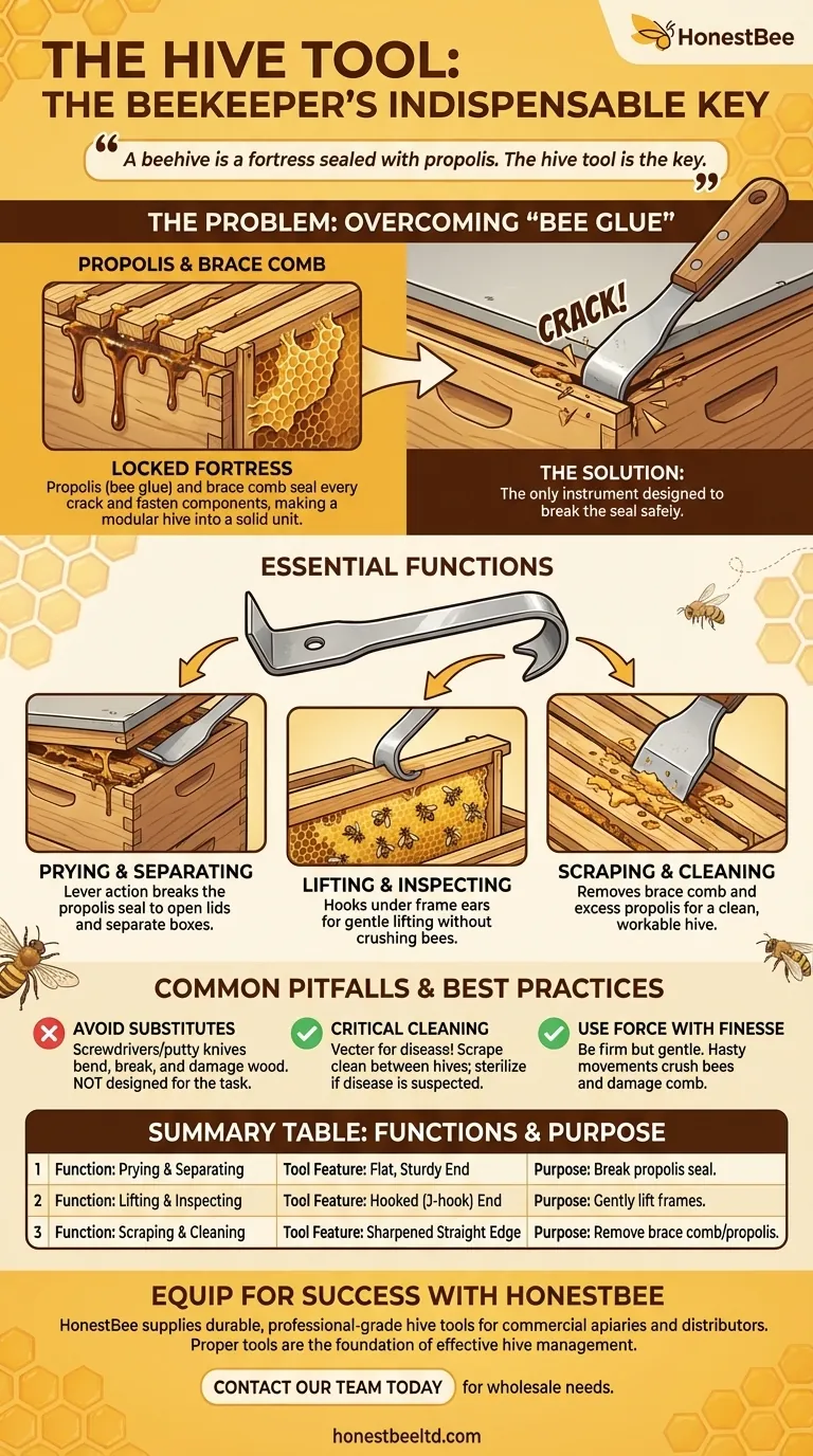 Cos'è un attrezzo per arnie e perché è importante nell'apicoltura? La chiave essenziale per la gestione dell'arnia Guida Visiva