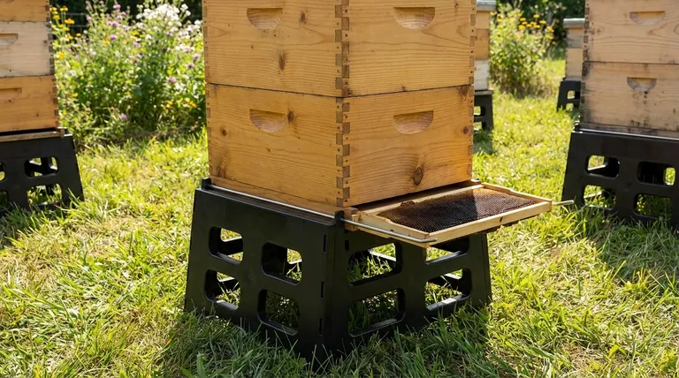 Qual è lo scopo di un supporto per arnie nell'allestimento di un alveare? Essenziale per la salute dell'alveare e il comfort dell'apicoltore