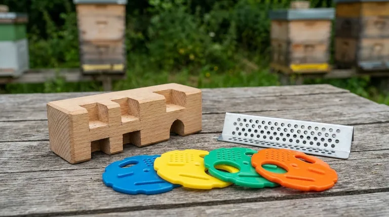 ミツバチの巣箱の入り口縮小器（エントランスレデューサー）の機能は何ですか？巣箱の防御と健康のための重要なツール