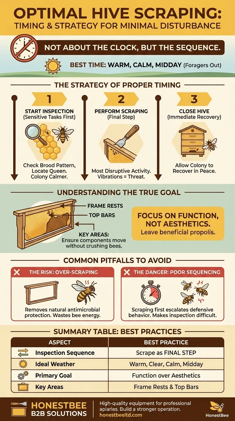 何时是蜂巢刮削维护的最佳时机？最大程度地减少压力，促进蜂群健康 图解指南