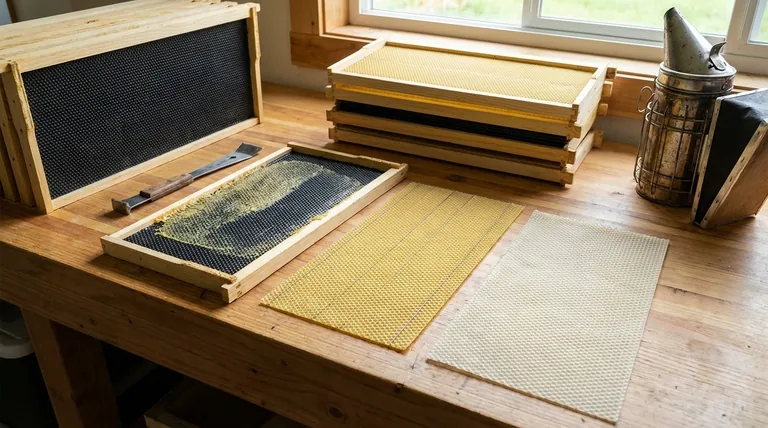 What is comb foundation, and what types are available? A Guide to Choosing the Right Type for Your Hive