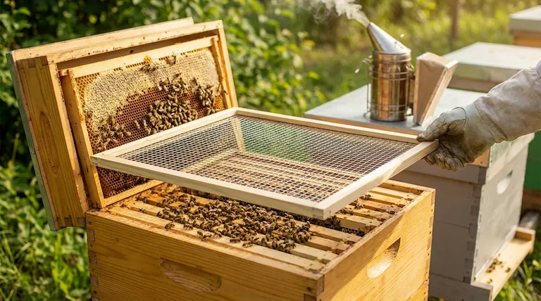 Qual è lo scopo di un separatore per regina? Ottenere un raccolto di miele pulito e un alveare organizzato