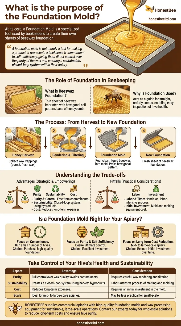 Quel est le but du moule à cire gaufrée ? Un guide pour une cire gaufrée pure et durable Guide Visuel