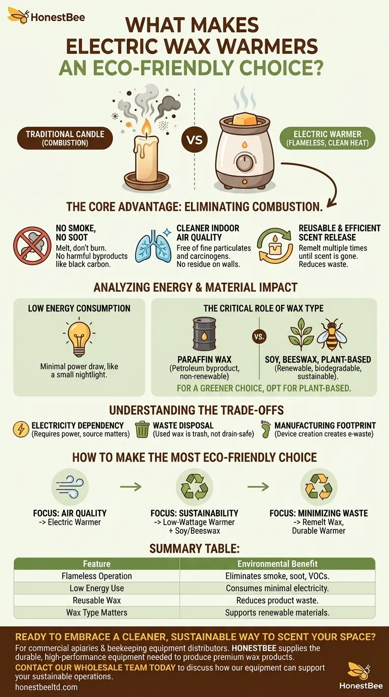Qu'est-ce qui fait des chauffe-cire électriques un choix écologique ? Une façon plus propre et plus sûre de parfumer votre maison Guide Visuel