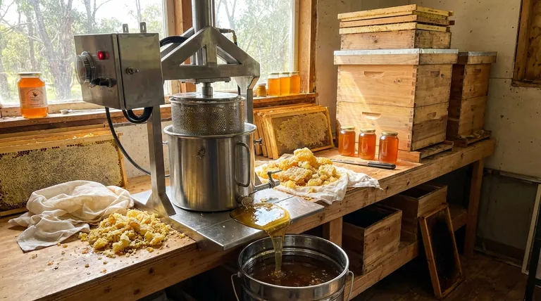 What is the honey press and who is it suitable for? A Guide for Hobbyists and Natural Comb Beekeepers