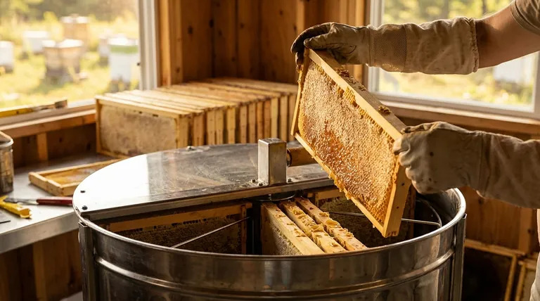 为什么朗氏蜂箱和达旦蜂箱的蜂框是蜂蜜分离机的热门选择?使用标准化设备最大化您的蜂蜜产量