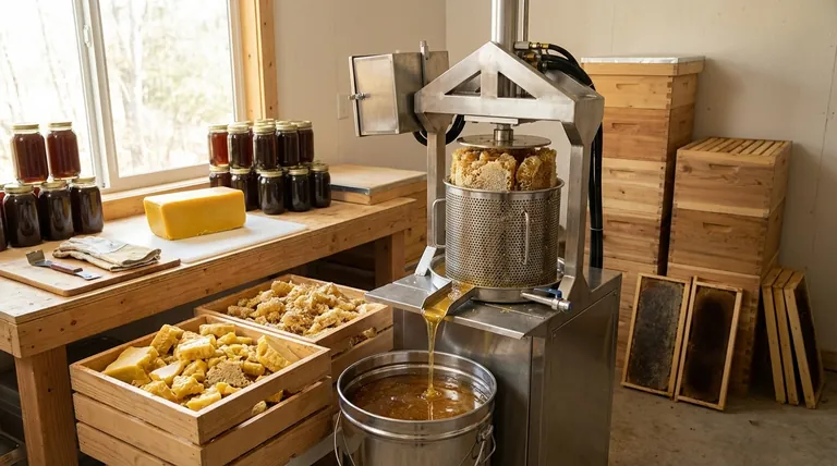 Pourquoi les pressoirs à miel sont-ils considérés comme précieux pour les apiculteurs ? Maximiser le rendement en miel et en cire efficacement