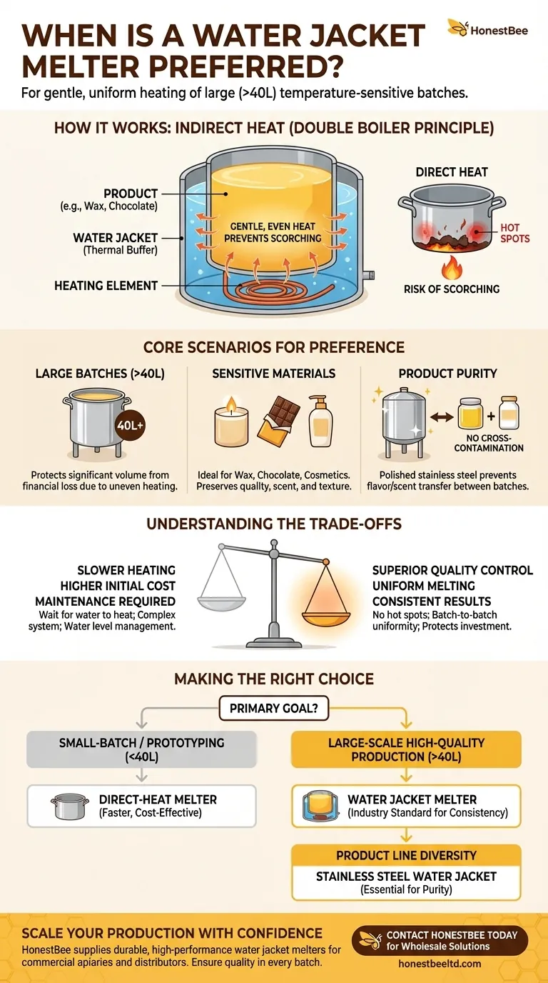 متى يُفضل استخدام جهاز صهر ذو غلاف مائي؟ للإنتاج على نطاق واسع وعالي الجودة دليل مرئي