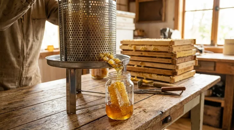 In che modo una pressa per miele avvantaggia la produzione di miele a pezzi (chunk honey)? Sblocca una qualità di miele autentica e artigianale