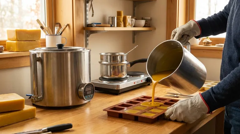 What are the two main types of wax melters available? A Guide to Direct vs. Indirect Heat