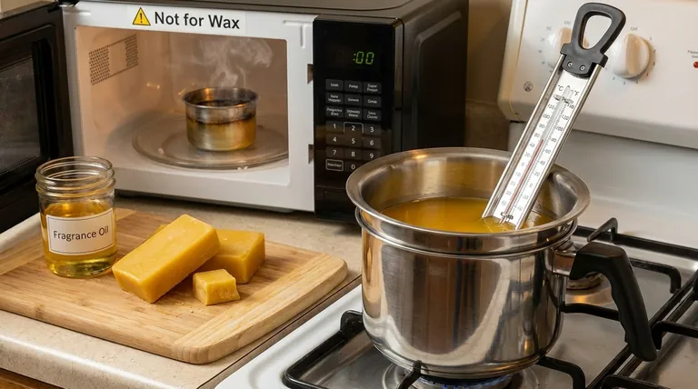 Why might a microwave not be the best option for melting wax? Ensure Safety and Quality in Your Apiary