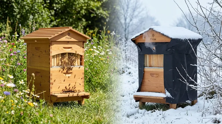 How does ventilation affect colony health, and how should it be managed seasonally? A Guide to Preventing Moisture & Overheating