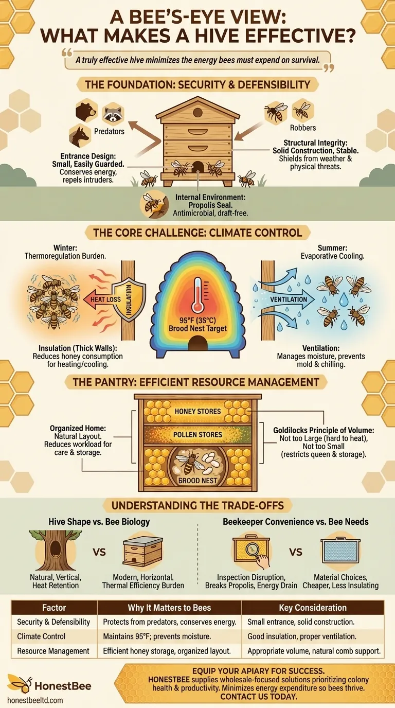 What factors determine a hive's effectiveness from the bees' perspective? Build a Thriving, Resilient Colony Visual Guide