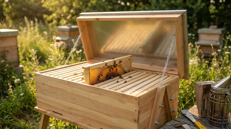 What are the dimensions and spacing specifications for frames in a top-bar hive? A Guide to Perfect Bee Space