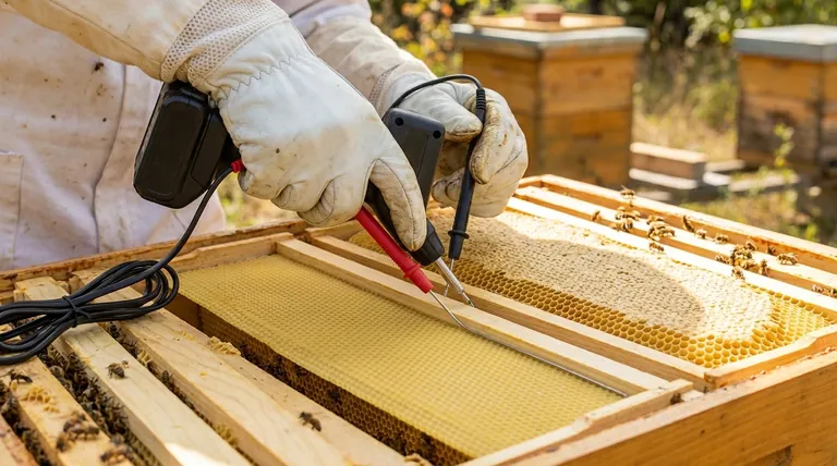 What is the recommended method for inserting new bars to prevent curved combs? Master the 'Sandwich' Technique