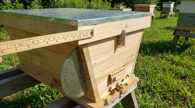 What are the critical measurements for a top-bar hive? Build a Bee-Centric Hive for Easy Management
