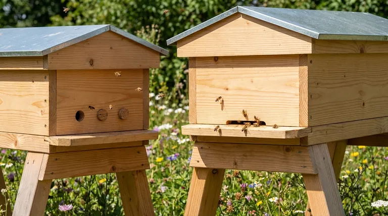 How are top-bar hive entrances designed? Optimize Your Hive's Layout and Honey Flow