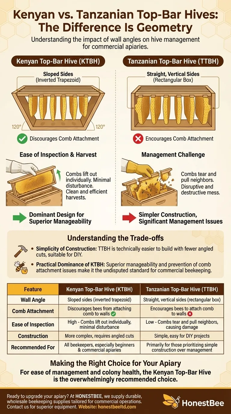 What is the difference between the Tanzanian and Kenyan top-bar hive? Choose the Right Hive for Easier Management Visual Guide