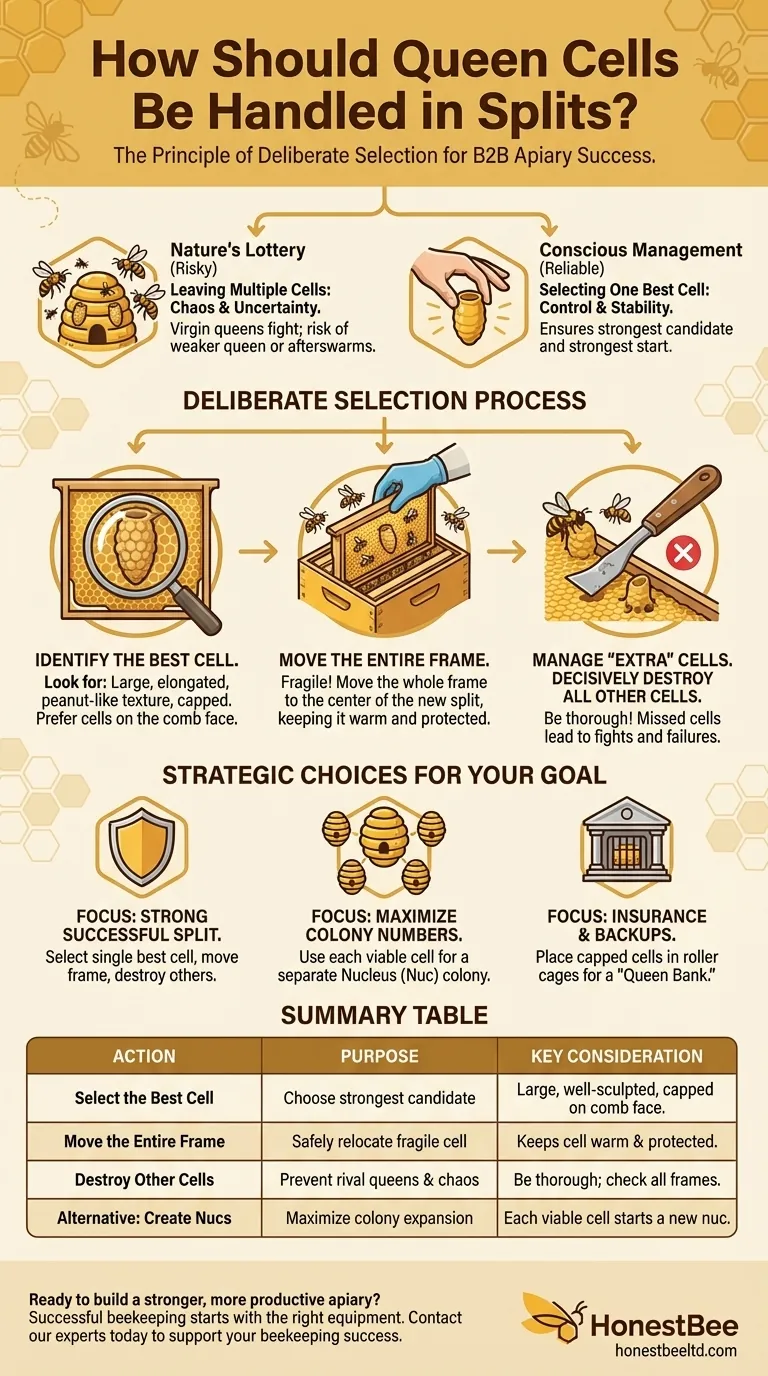 Come gestire le celle reali nelle divisioni? Garantire una colonia nuova, forte e stabile Guida Visiva