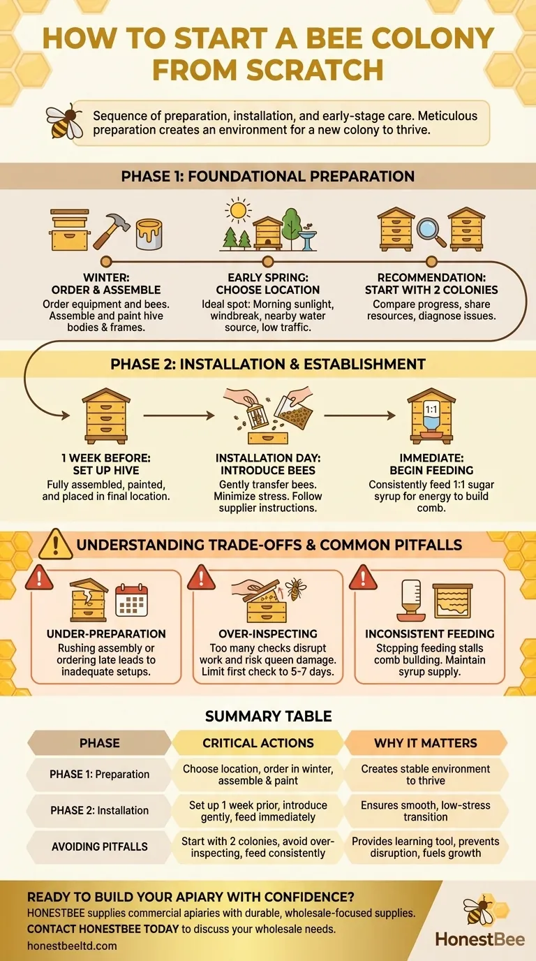 벌집을 처음부터 어떻게 시작하나요? 번성하는 양봉장을 만드는 단계별 가이드 시각적 가이드