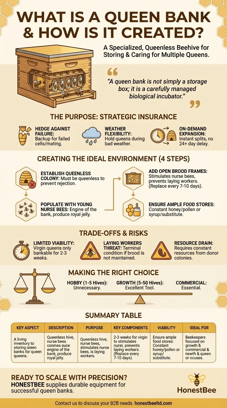 女王蜂バンクとは何か、そしてどのように作成するのか？養蜂場管理のための戦略的ガイド ビジュアルガイド