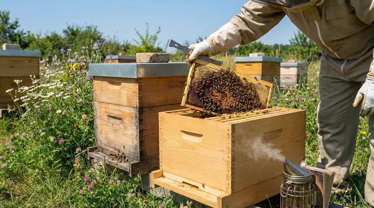 如何使用“走开分蜂法”来增加蜂群数量?一种低成本的蜂场扩张方法