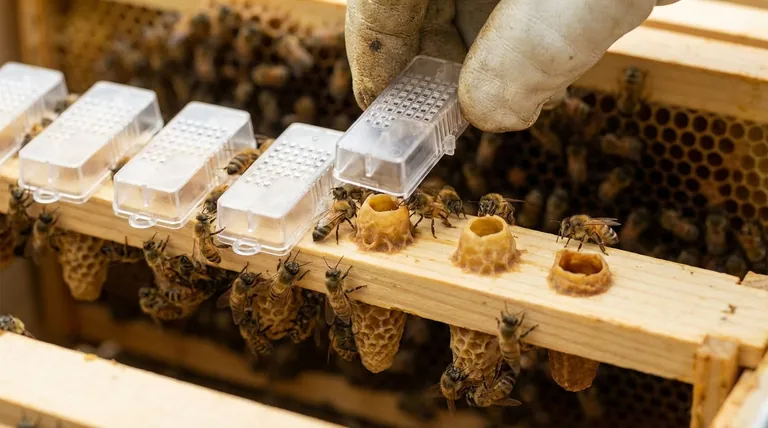 How can extra queens emerging from grafting be managed? Turn Surplus Queens into Apiary Assets