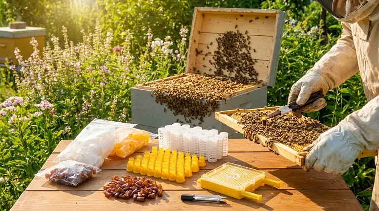 Каковы идеальные условия для выращивания хороших маточников? Выращивайте сильных маток с помощью мощных семей-строителей маточников