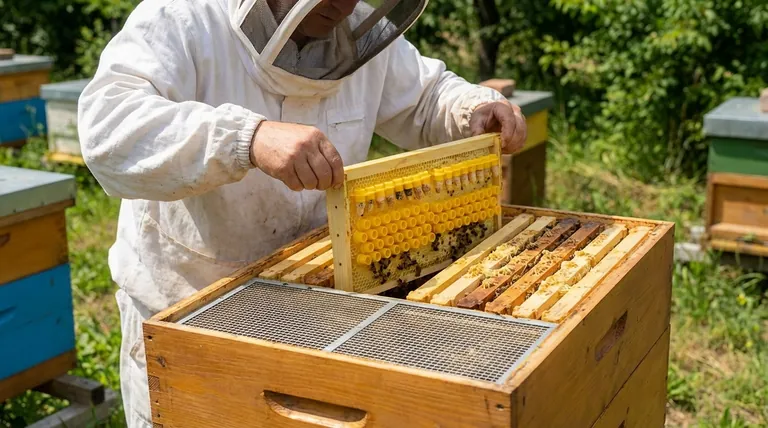 How is the cell finisher colony set up? Build the Perfect Queen-Rearing Nursery