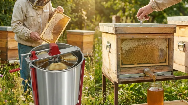 How do Flow frames work for honey extraction? The Gravity-Fed Harvesting System Explained