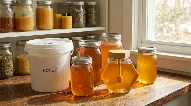 What types of containers are recommended for storing honey? Preserve Quality with the Right Materials