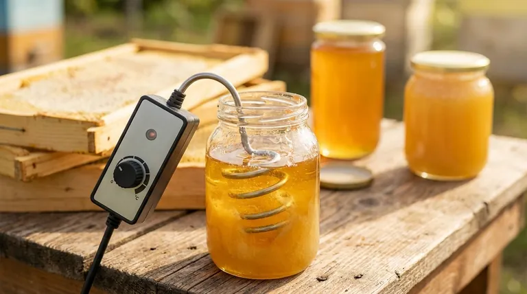 How does the Bee Blanket help maintain honey quality? Preserve Enzymes with Gentle Hive-Mimicking Heat