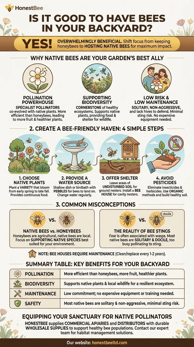 在后院养蜜蜂好吗？为繁荣的花园创建一个授粉者庇护所 图解指南