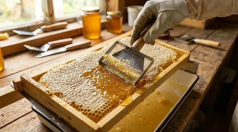 Perché la disopercolatura è necessaria nella raccolta del miele? Sblocca la tua resa di miele e preserva il favo