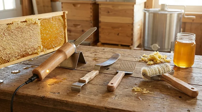 What are the essential tools for uncapping honey frames? Choose the Right Tool for Your Apiary