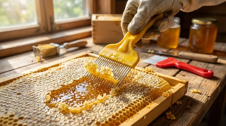 How does an uncapping fork work, and what are its benefits? Achieve Precision Unsealing for Your Honey Frames