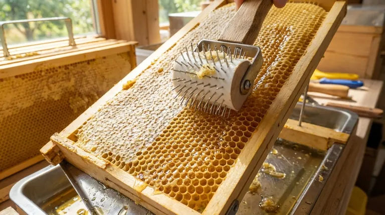 What are the benefits of using an uncapping roller? Save Bee Energy and Boost Hive Productivity