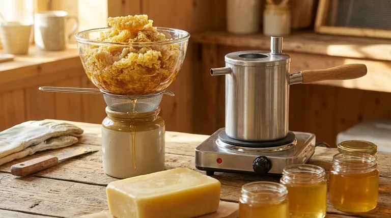 What should be done with wax cappings after uncapping? A Two-Stage Guide to Maximize Your Harvest