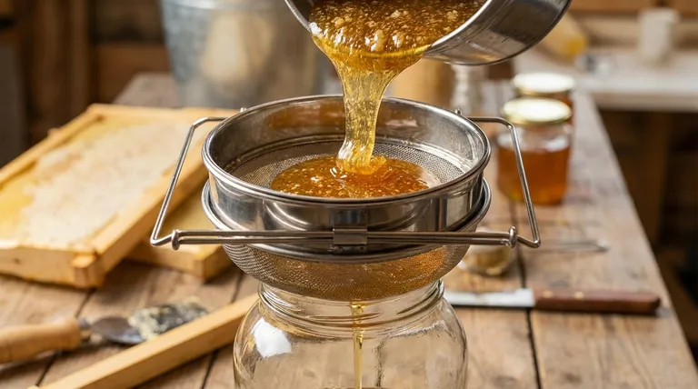 双层蜂蜜过滤器的常用网目尺寸是多少?高效获得干净、原始的蜂蜜